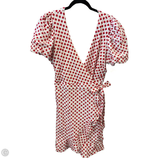 Dress Casual Midi By Draper James In Red & White, Size: Xl