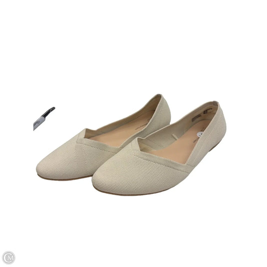Shoes Flats By Time And Tru In Cream, Size: 10