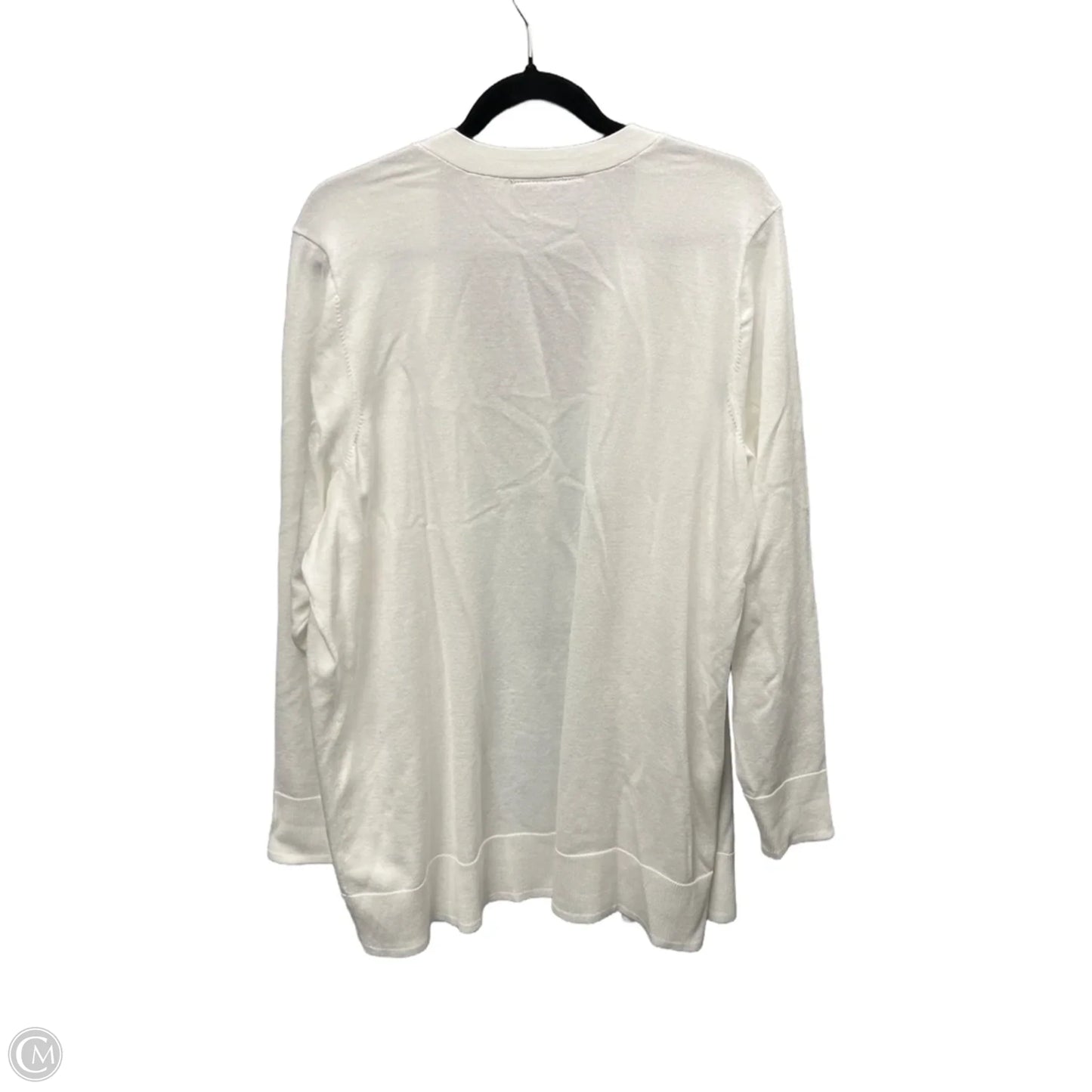 Cardigan By Lane Bryant In White, Size: 3x
