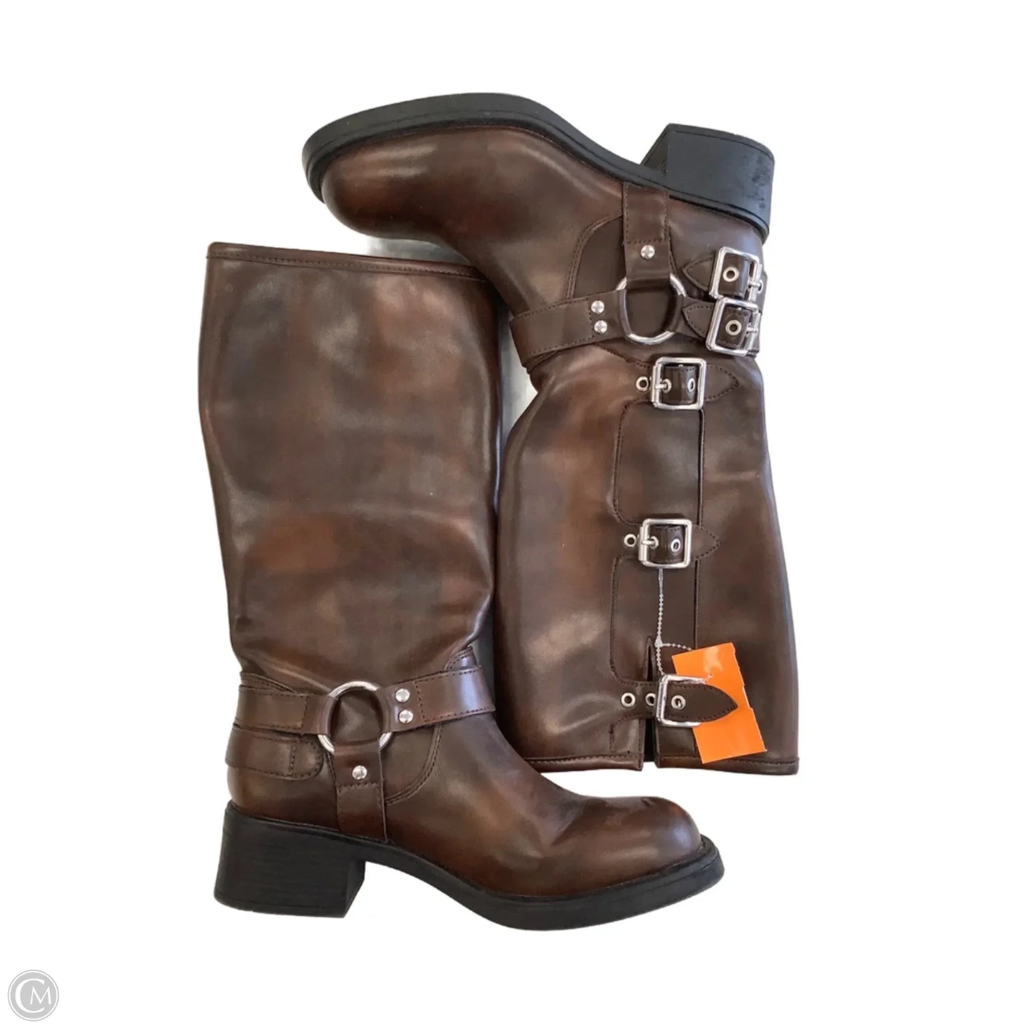 Boots Mid-calf Flats By Madden Girl In Brown, Size: 7