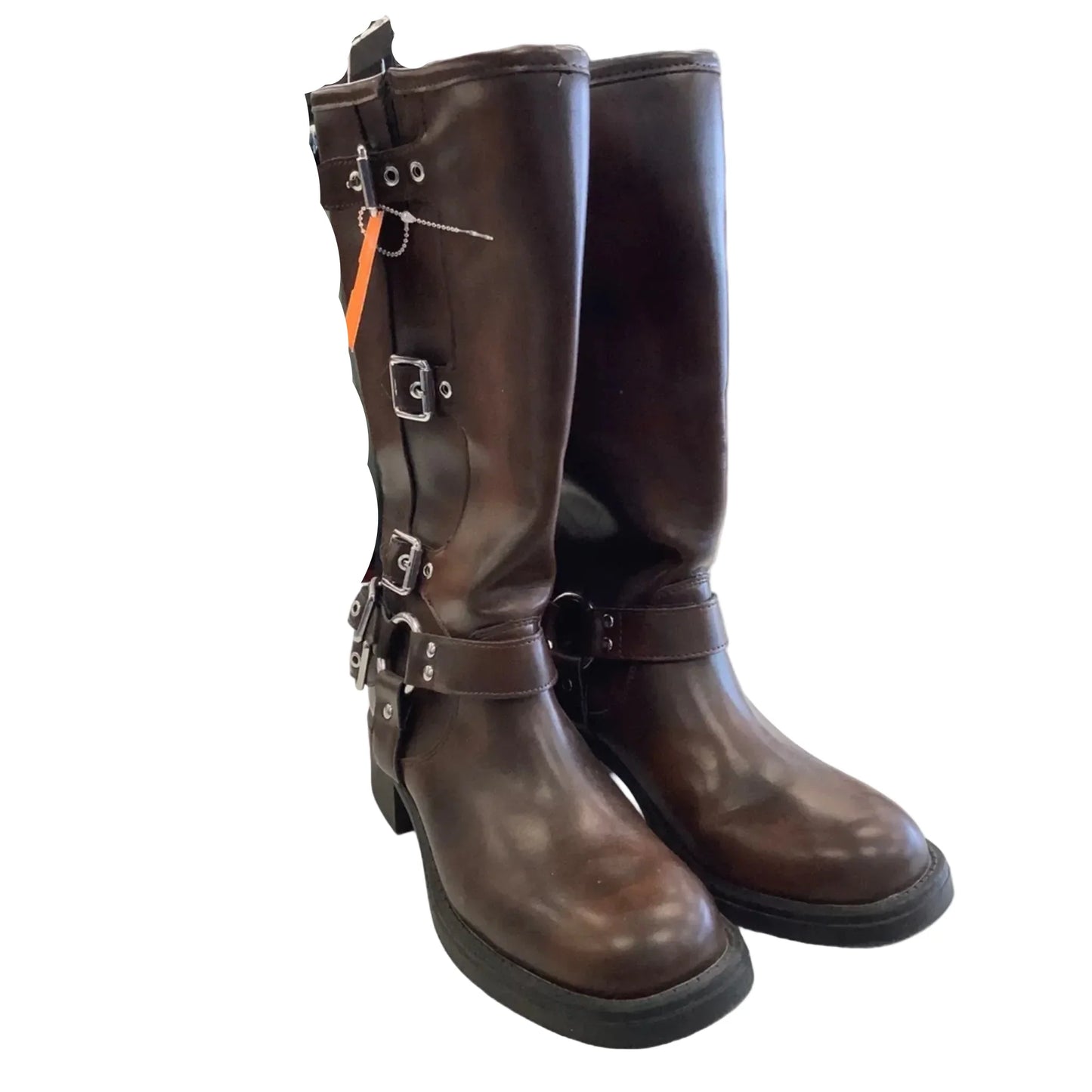 Boots Mid-calf Flats By Madden Girl In Brown, Size: 7