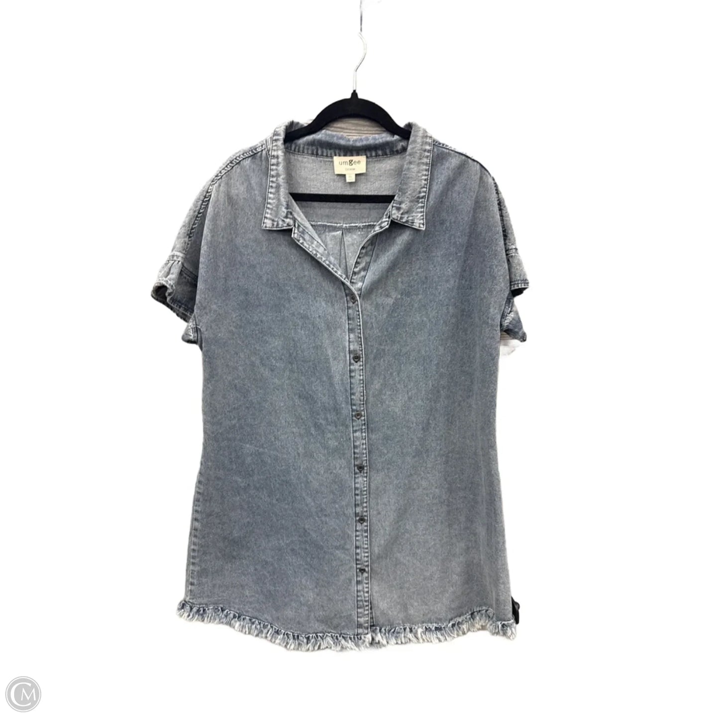 Dress Casual Midi By Umgee In Blue Denim, Size: Xl