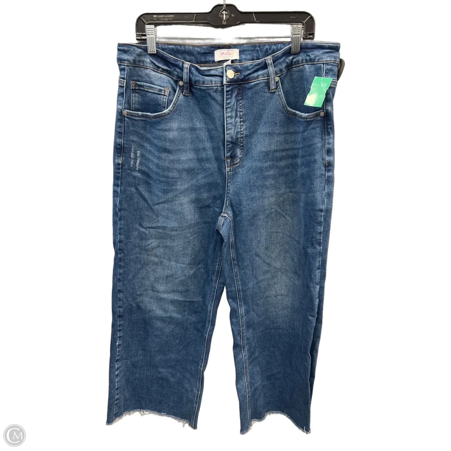 Jeans Flared By Clothes Mentor In Blue Denim, Size: 16