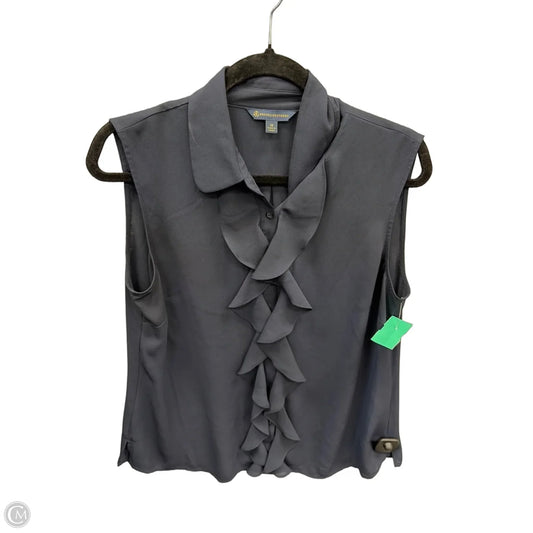 Top Sleeveless By Brooks Brothers In Navy, Size: Xl