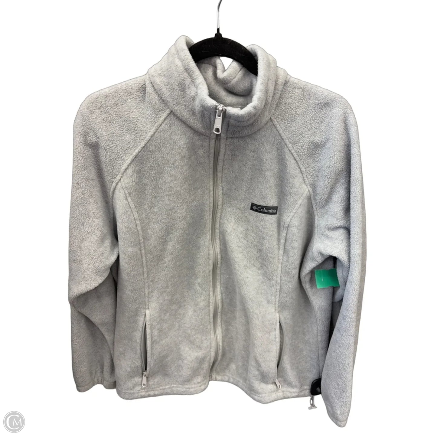 Jacket Fleece By Columbia In Grey, Size: Xxl