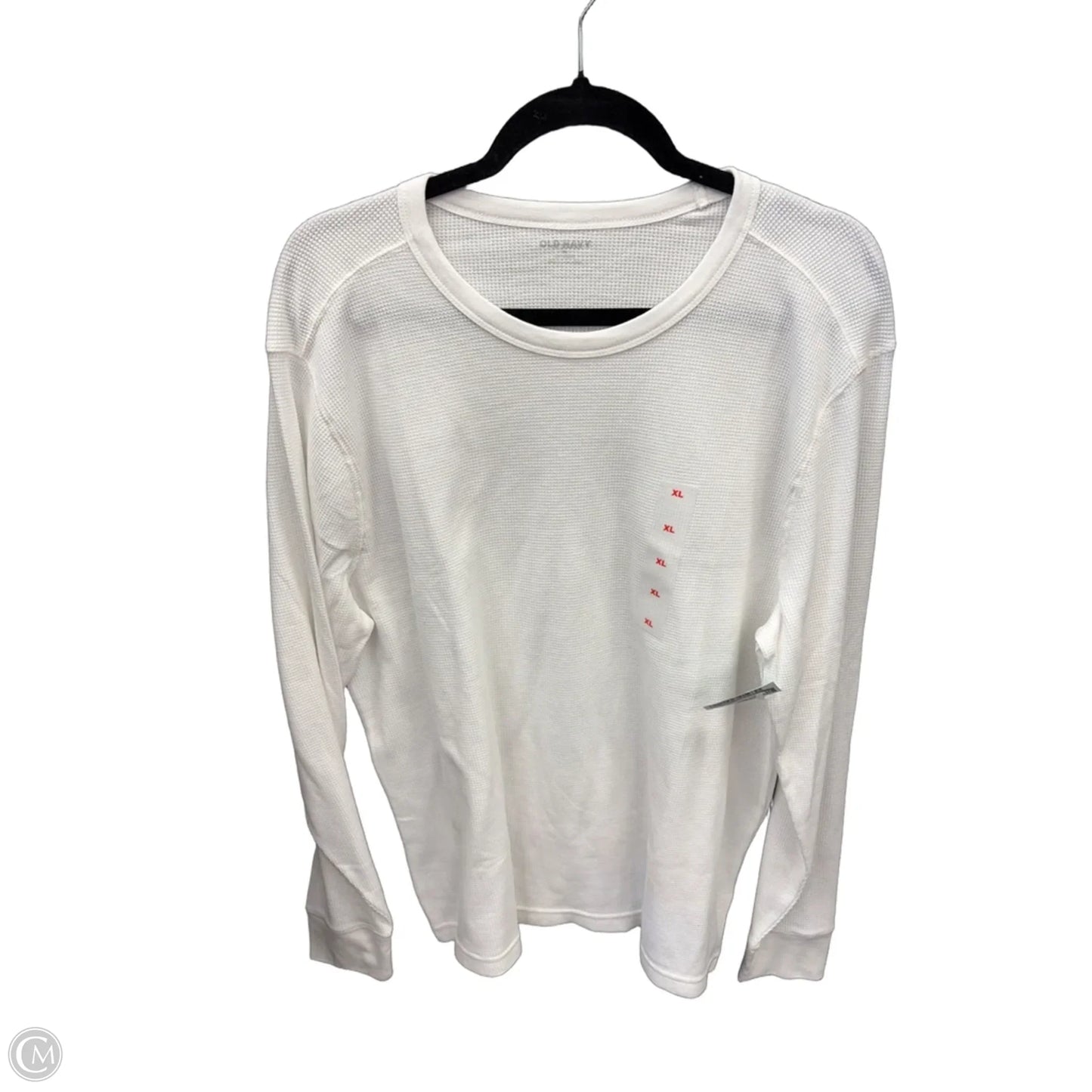 Top Long Sleeve Basic By Old Navy In White, Size: Xl