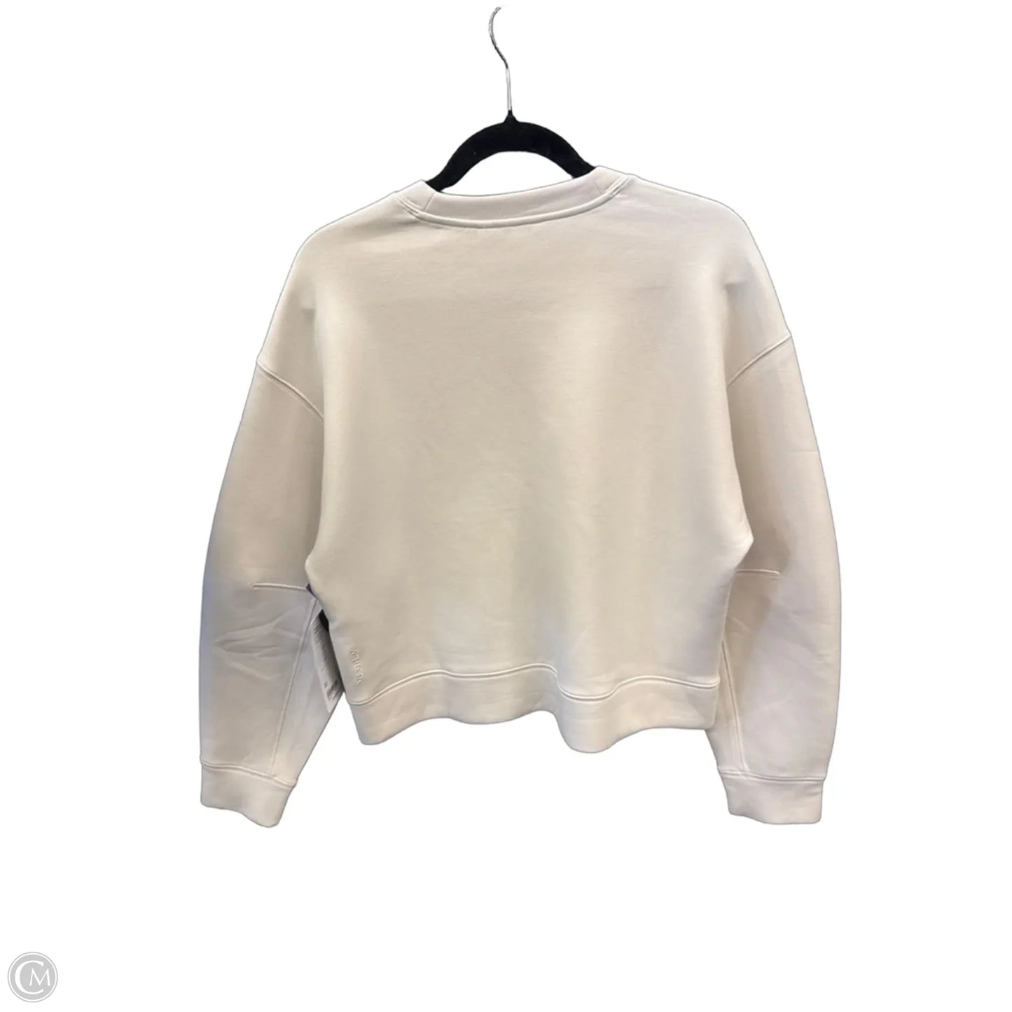 Athletic Top Long Sleeve Crewneck By Athleta In Cream, Size: M
