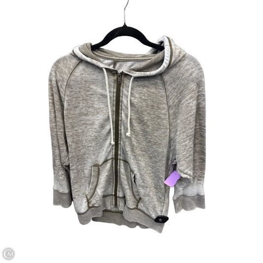 Sweatshirt Hoodie By Aerie In Grey, Size: M