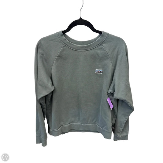 Sweatshirt Crewneck By Patagonia In Green, Size: M