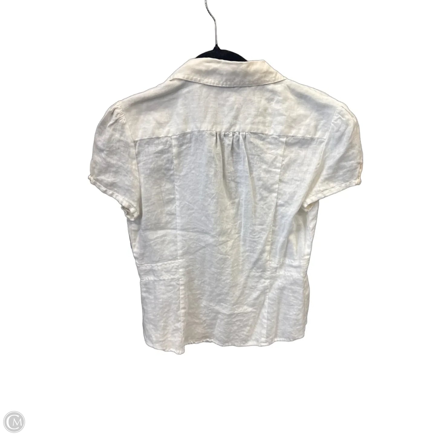 Top Short Sleeve By Rafaella In White, Size: M