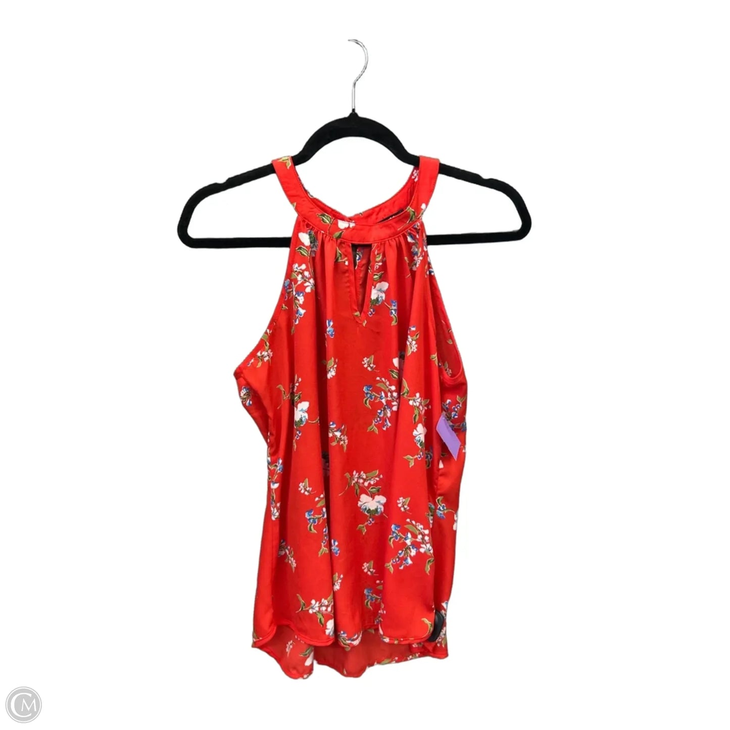 Top Sleeveless By Papermoon In Red, Size: L
