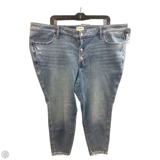 Jeans Skinny By Maurices In Blue Denim, Size: 22