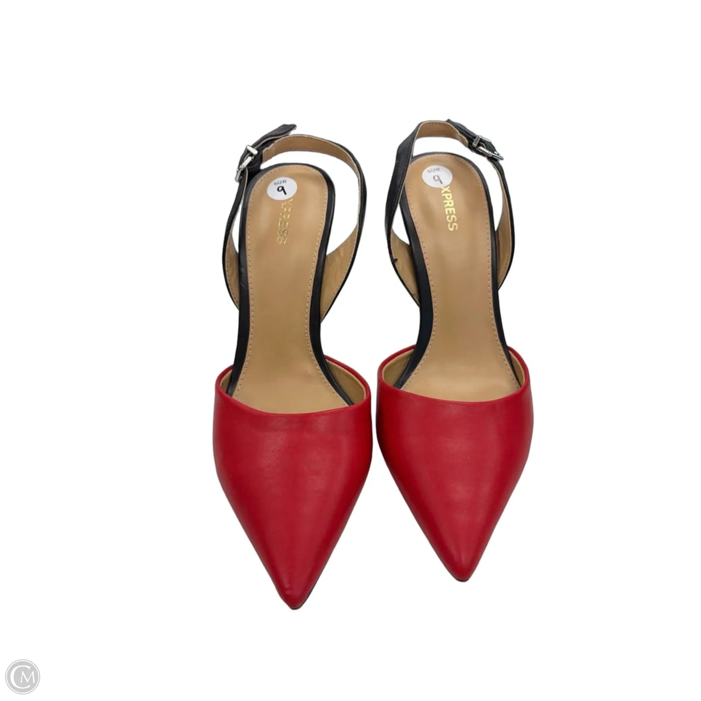 Shoes Heels Stiletto By Express In Black & Red, Size: 9