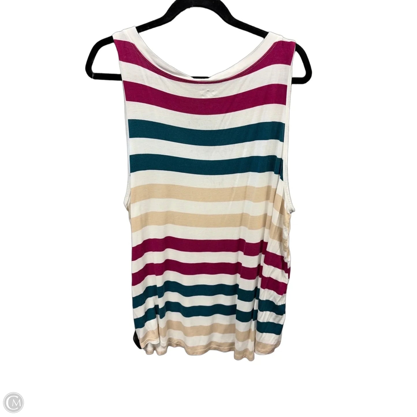 Tank Top By Maurices In Striped Pattern, Size: 2x
