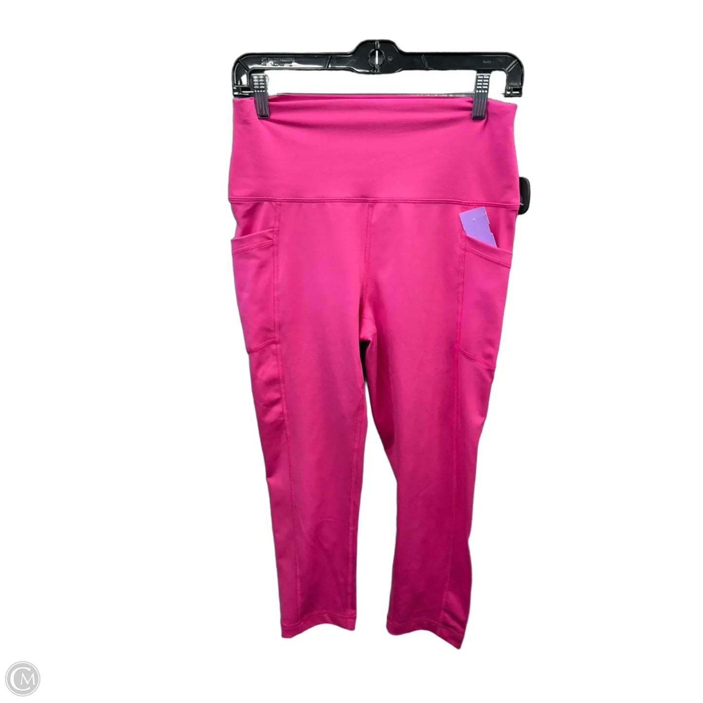 Athletic Leggings By 90 Degrees By Reflex In Pink, Size: L