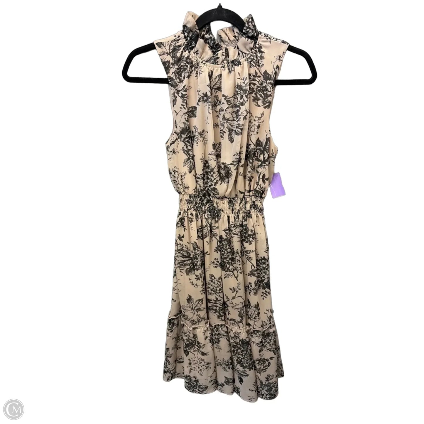 Dress Casual Midi By Kate And Lily In Black & Tan, Size: S