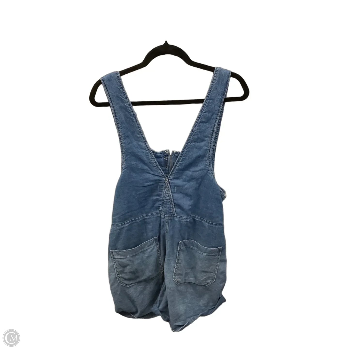 Shortalls By Free People In Blue Denim, Size: L