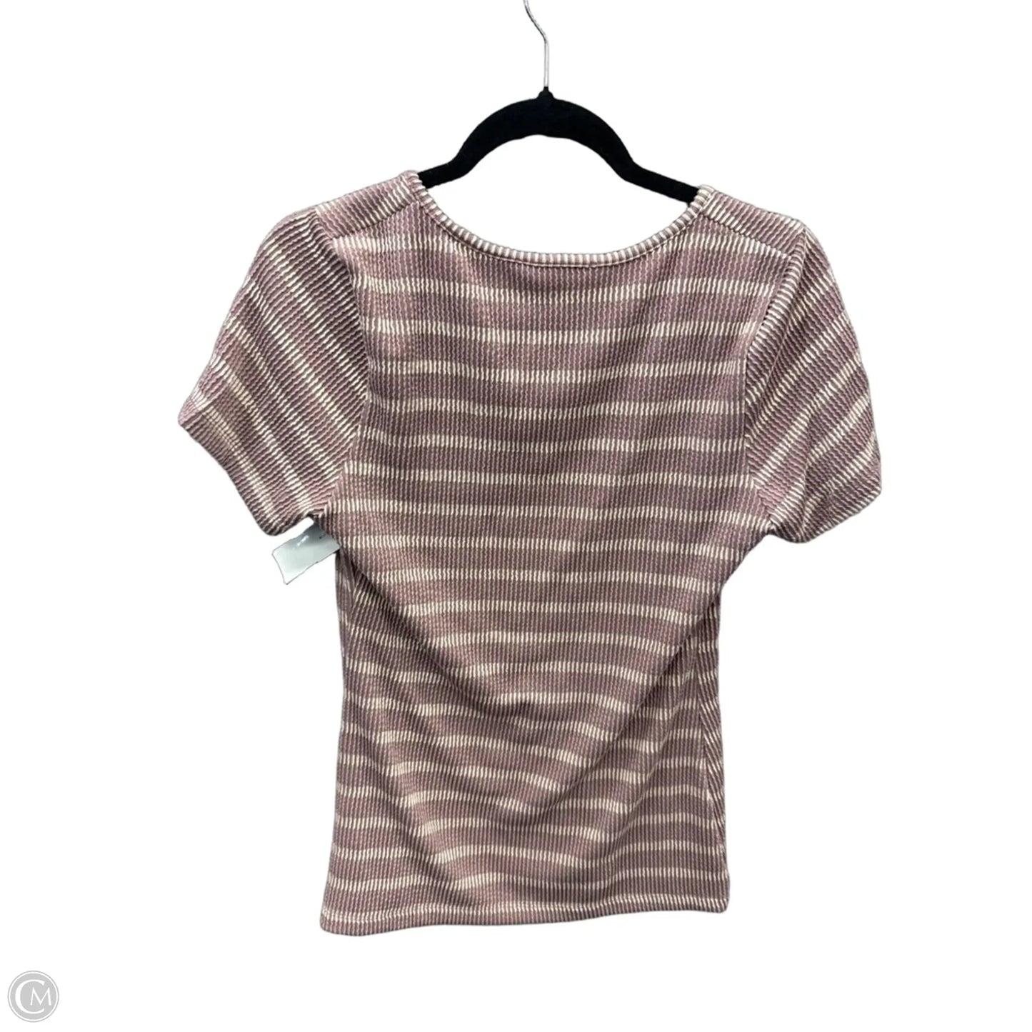 Top Short Sleeve By Clothes Mentor In Striped Pattern, Size: L