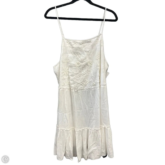 Dress Casual Midi By True Craft In White, Size: 2x