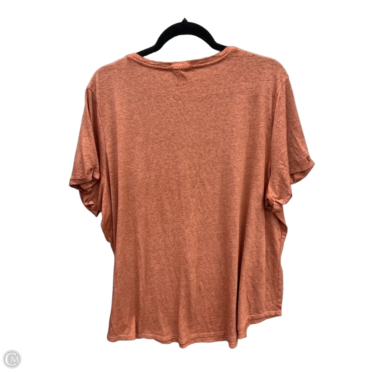 Top Short Sleeve By Maurices In Red, Size: 2x