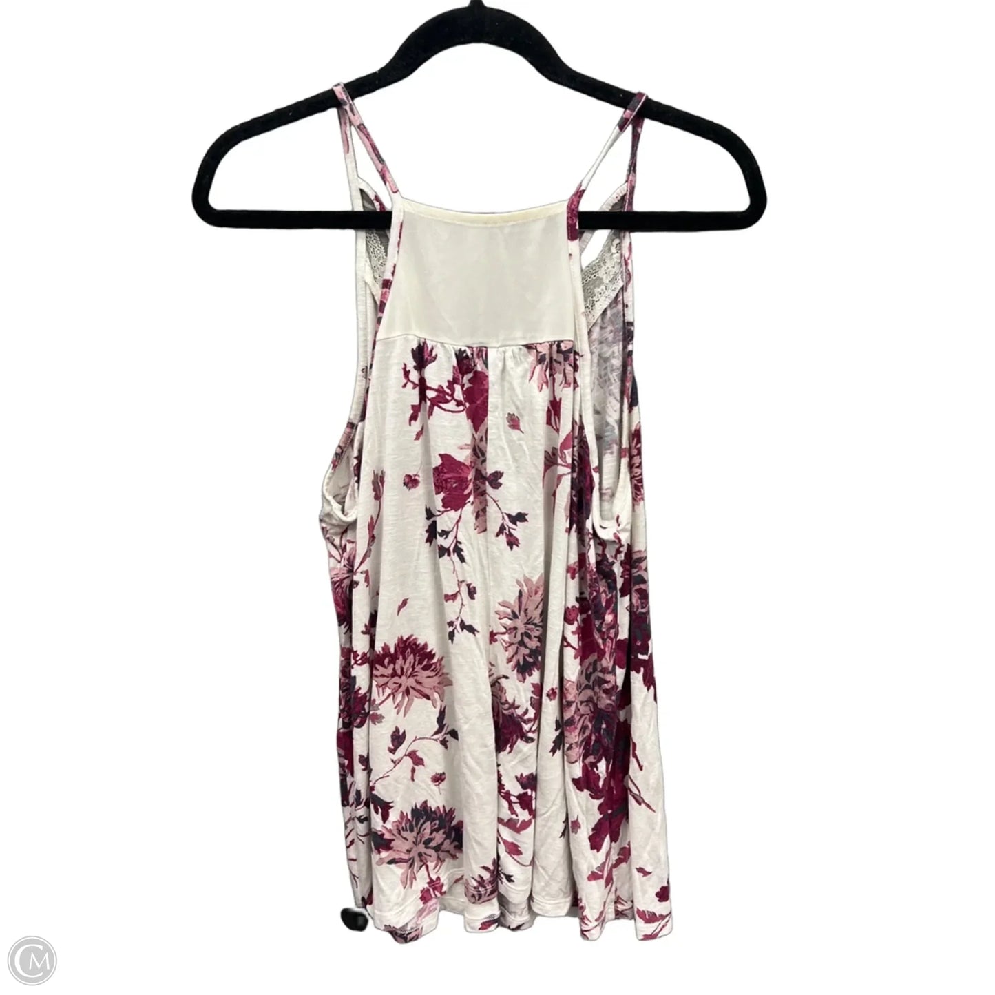 Top Sleeveless By Maurices In Floral Print, Size: 1x