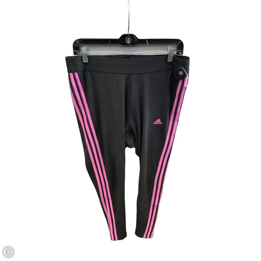 Athletic Leggings By Adidas In Black, Size: 2x