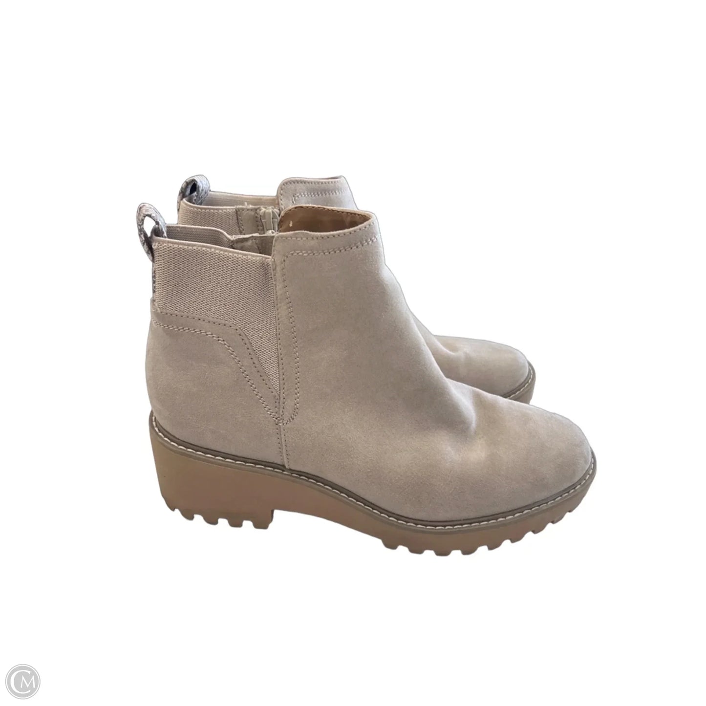 Boots Ankle Flats By Universal Thread In Cream, Size: 9