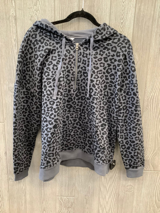 Animal Print Sweatshirt Hoodie Time And Tru, Size L