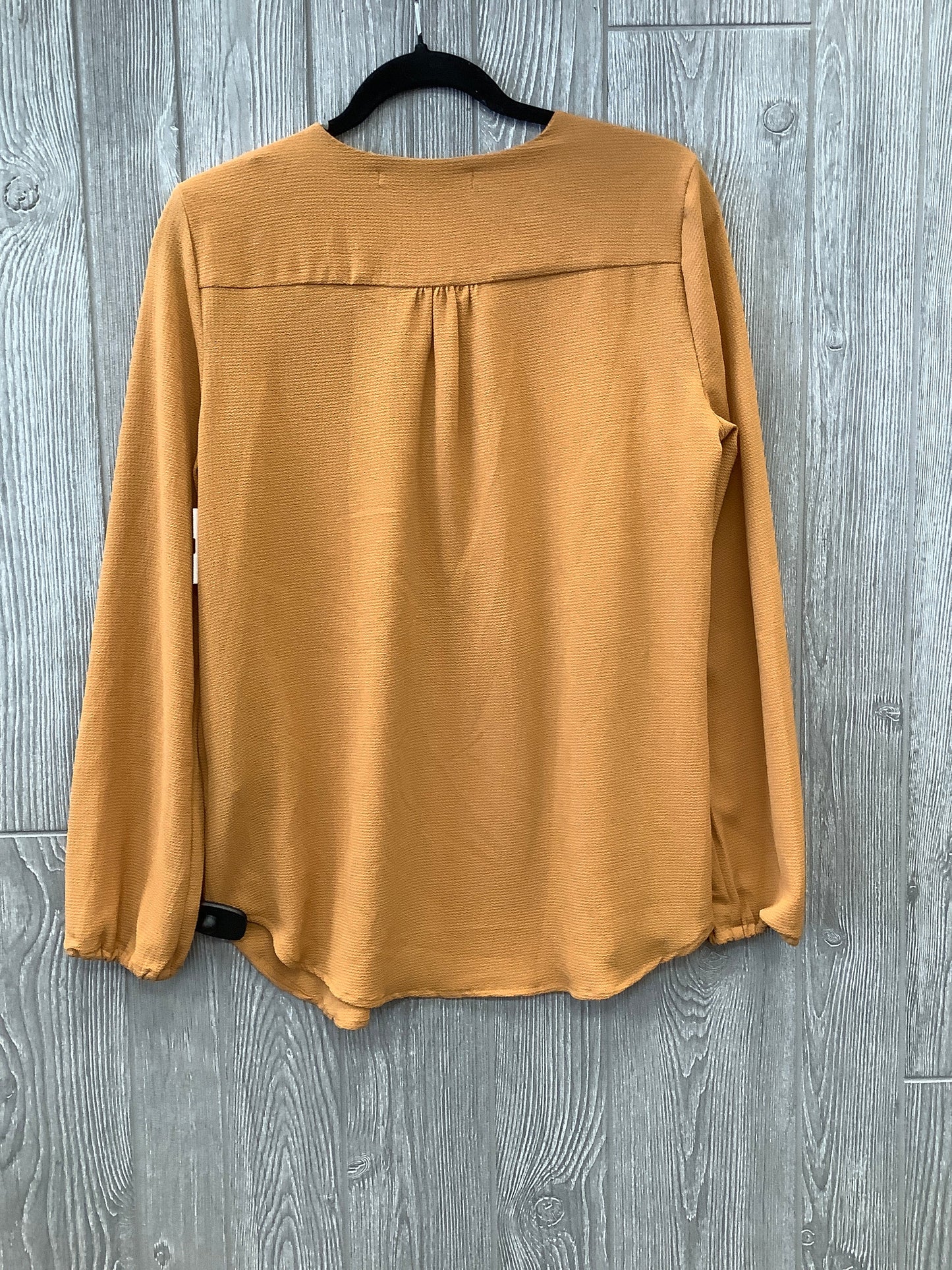 Yellow Top Long Sleeve Zac And Rachel, Size M