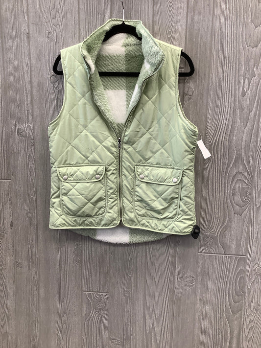 Vest Puffer & Quilted By Clothes Mentor In Green, Size: S