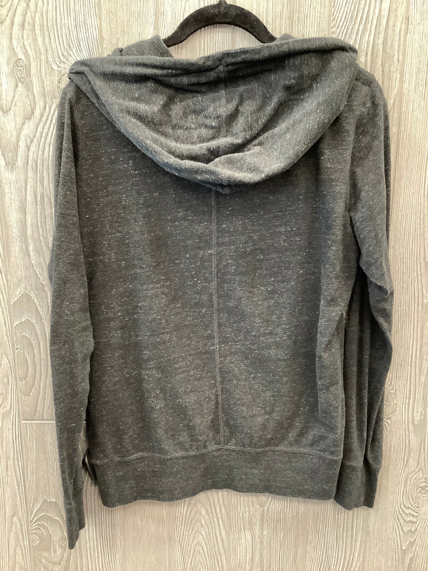 Athletic Top Long Sleeve Hoodie By Nike Apparel In Grey, Size: L