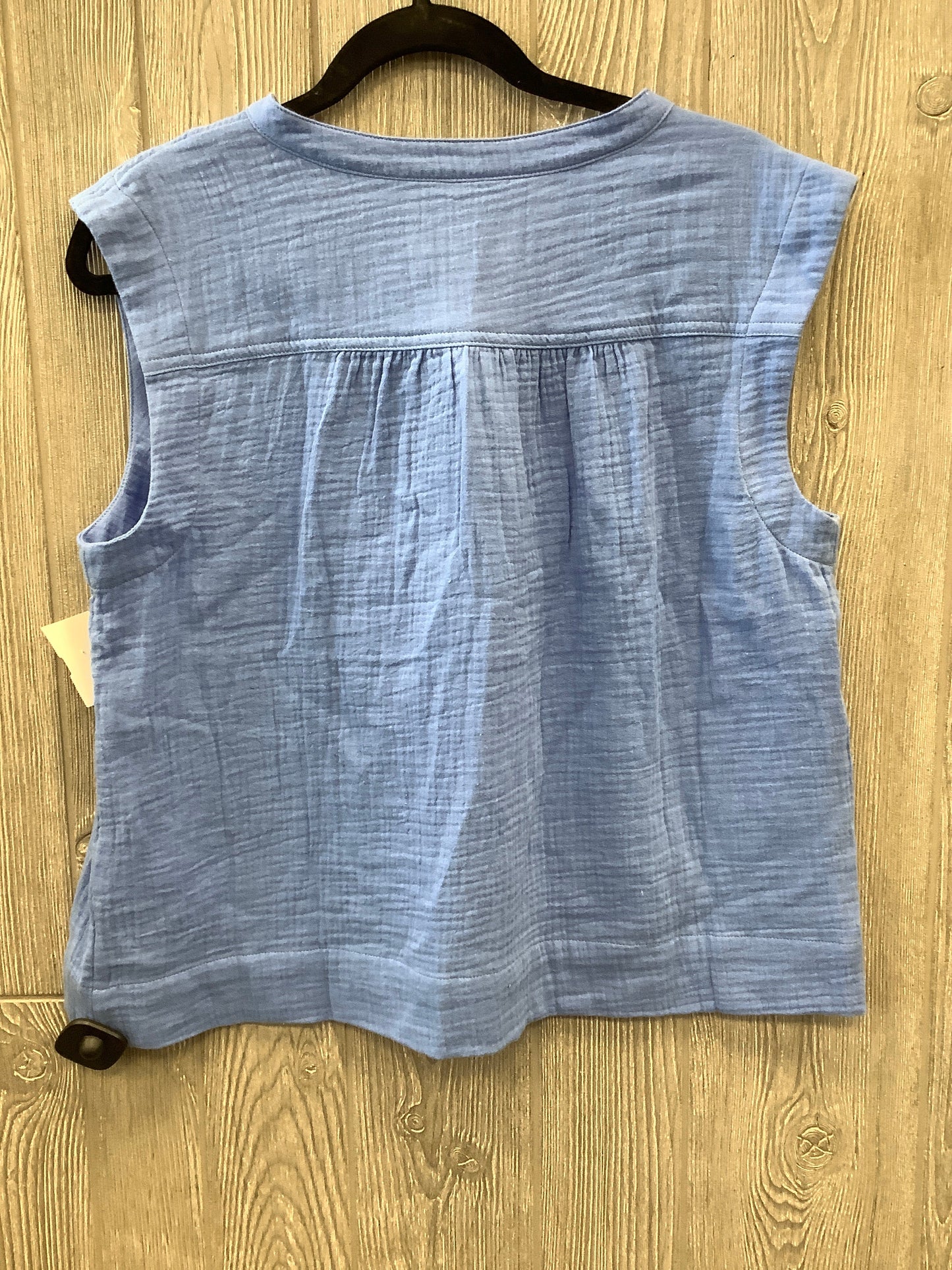 Top Sleeveless By J. Crew In Blue, Size: S