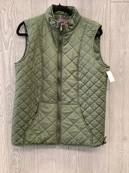 Vest Puffer & Quilted By Gloria Vanderbilt In Green, Size: L