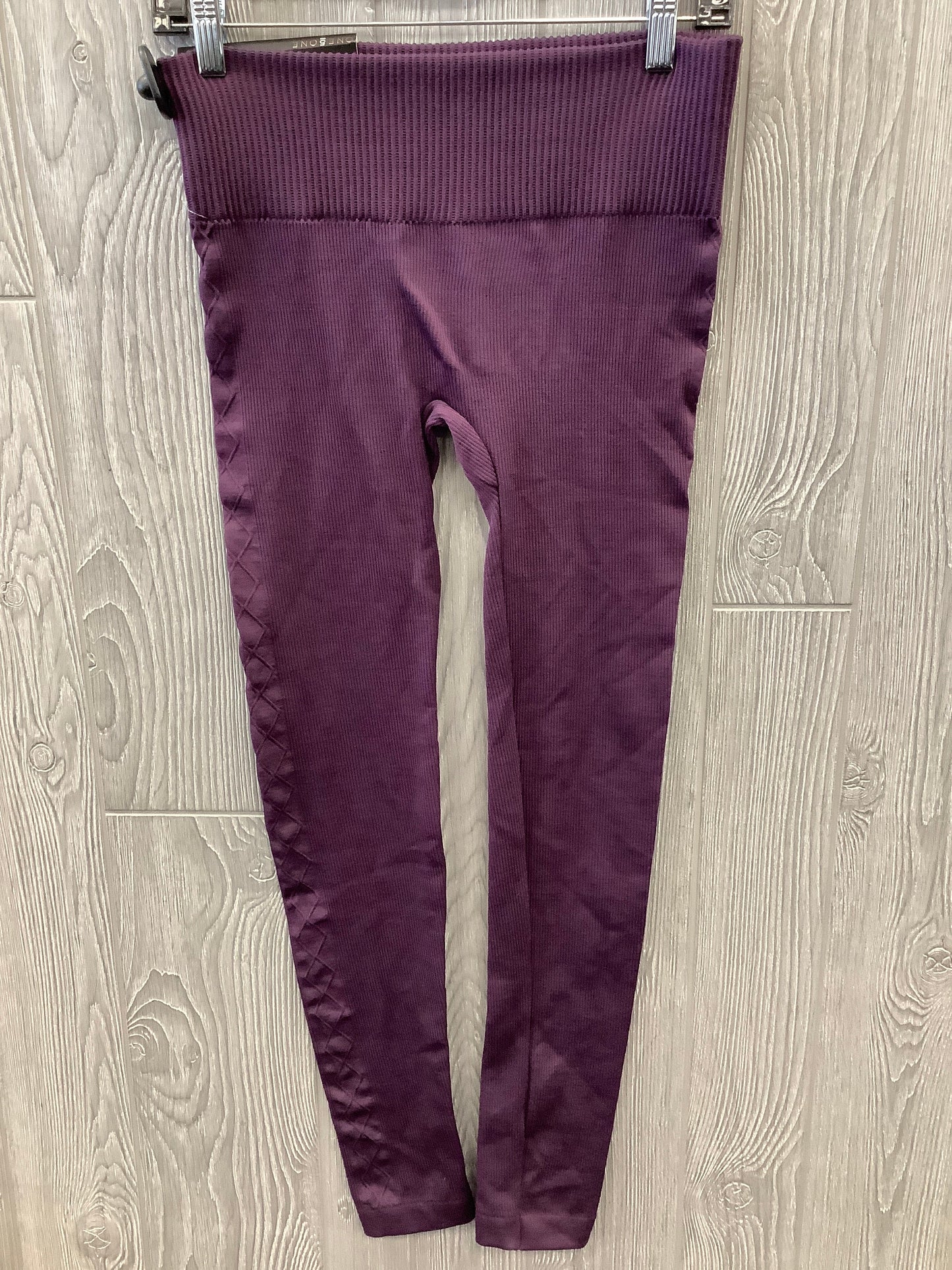 Pants Leggings By One 5 One In Purple, Size: S