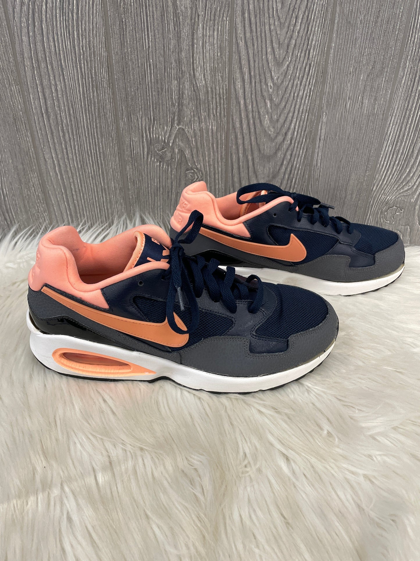 Shoes Athletic By Nike In Blue & Orange, Size: 9.5