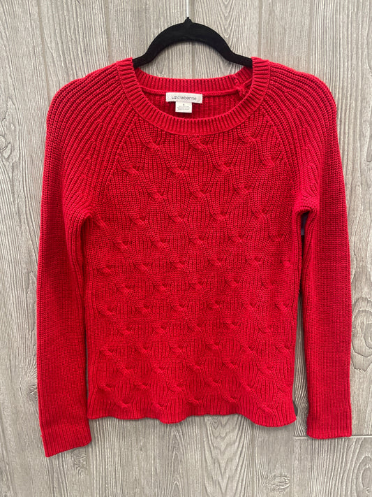 Sweater By Liz Claiborne In Red, Size: S