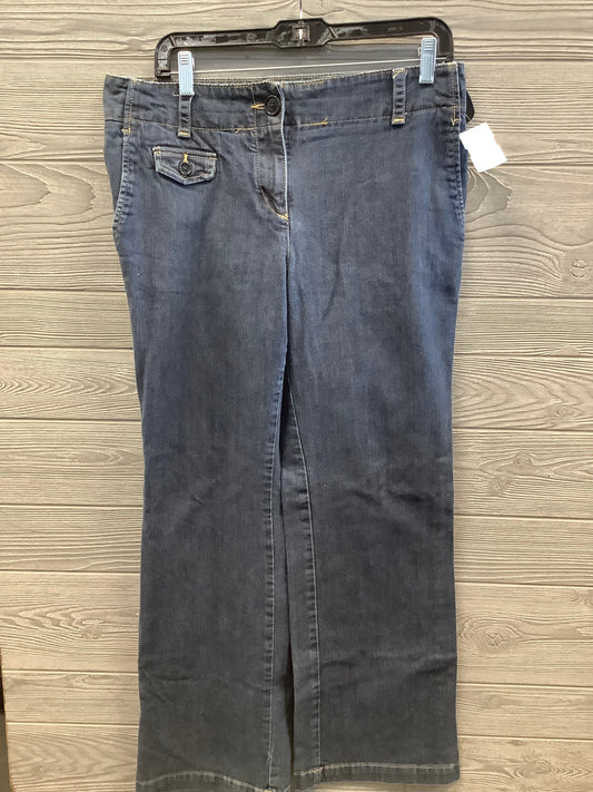 Jeans Wide Leg By Talbots In Blue Denim, Size: 8