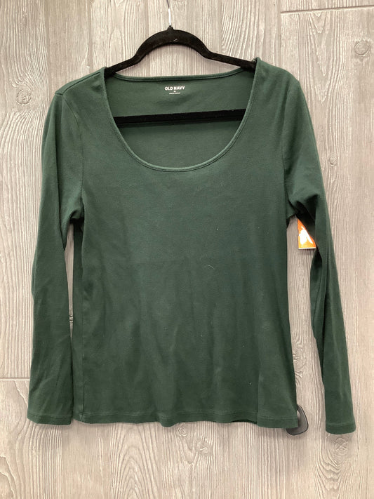 Top Long Sleeve By Old Navy In Green, Size: Xl