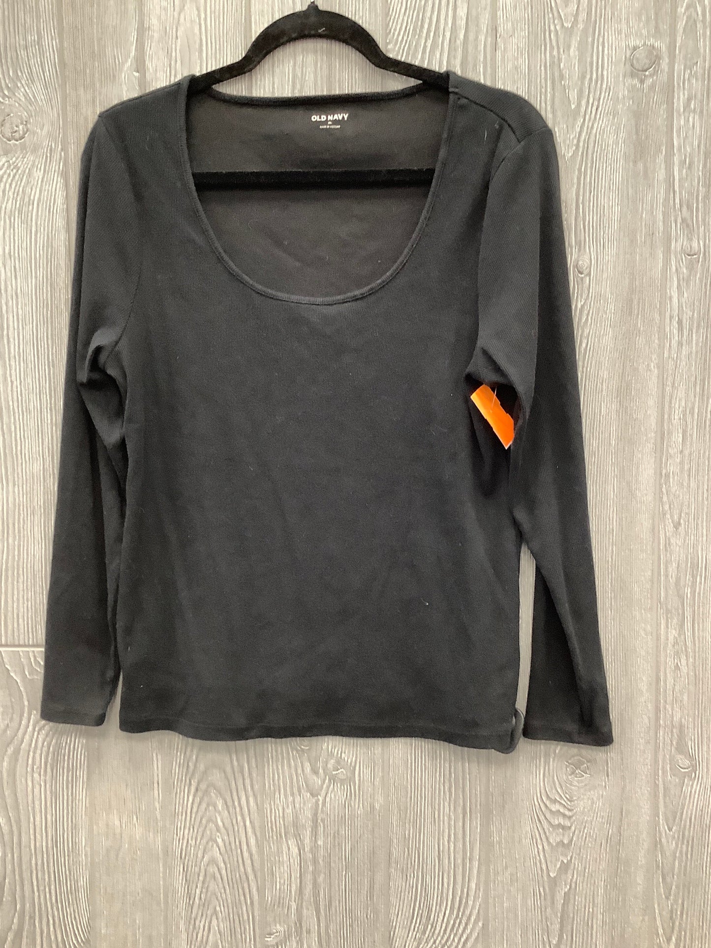 Top Long Sleeve By Old Navy In Black, Size: Xl