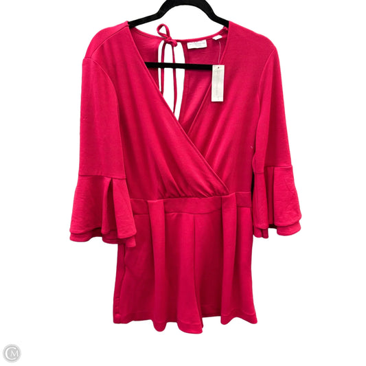 Romper By New York And Co In Pink, Size: S
