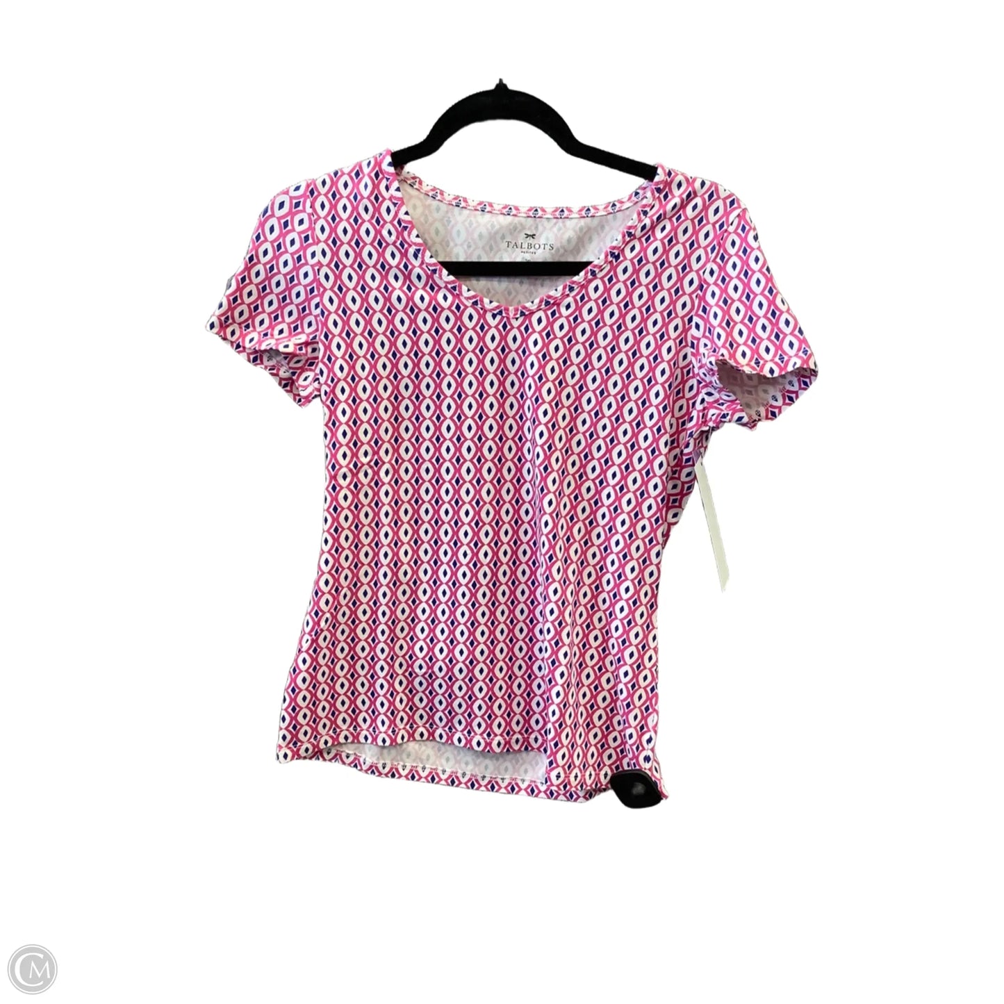 Top Short Sleeve By Talbots In Pink, Size: Sp