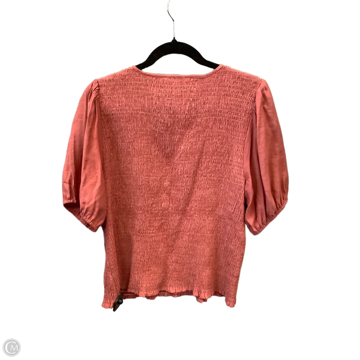Top Short Sleeve By Nine West Apparel In Pink, Size: Xl