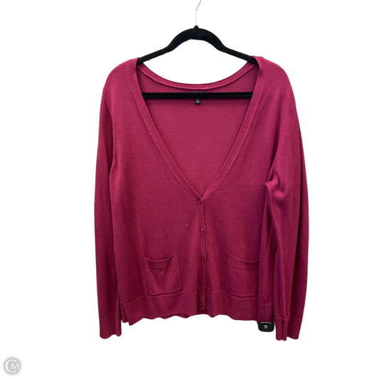 Cardigan By Apt 9 In Purple, Size: Xl