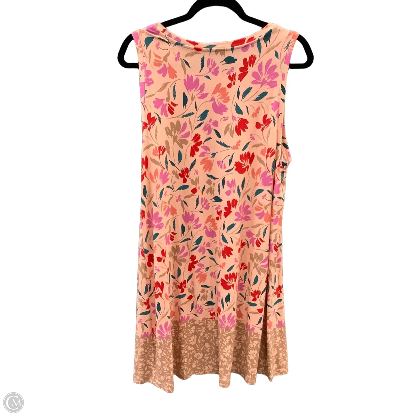 Dress Casual Midi By Loft In Pink, Size: Xl