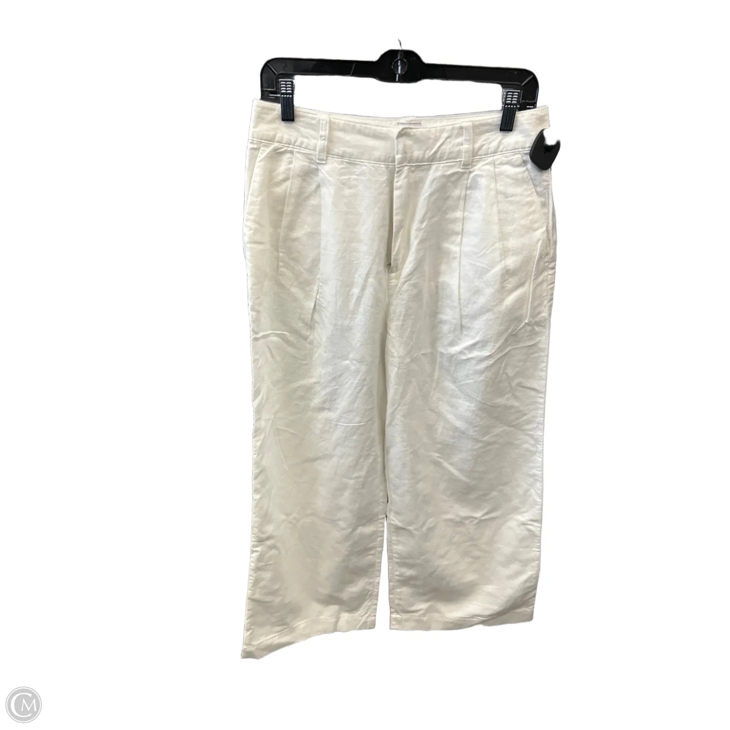 Pants Linen By Gap In White, Size: 8