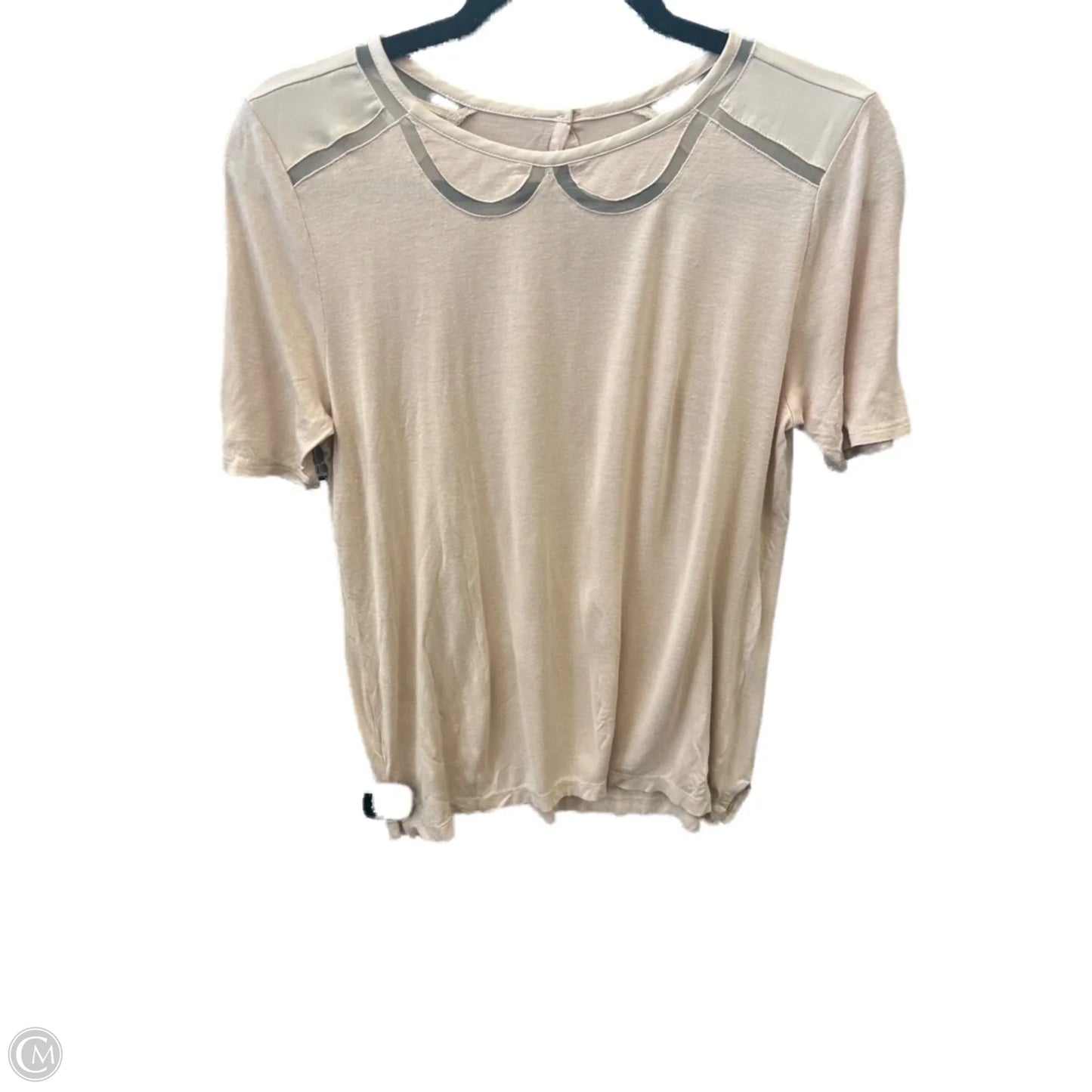 Top Short Sleeve By Loft In Pink, Size: S