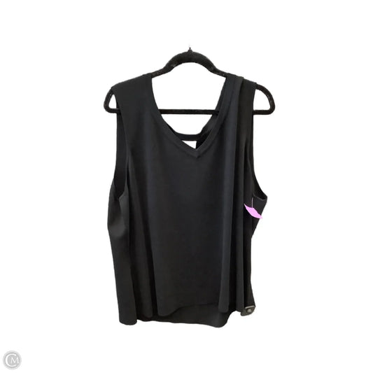Tank Top By Talbots In Black, Size: 3x