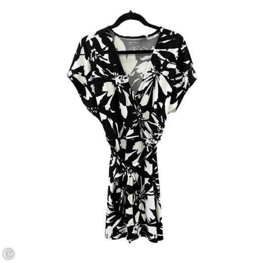 Dress Casual Midi By Nine West Apparel In Black & White, Size: Xl