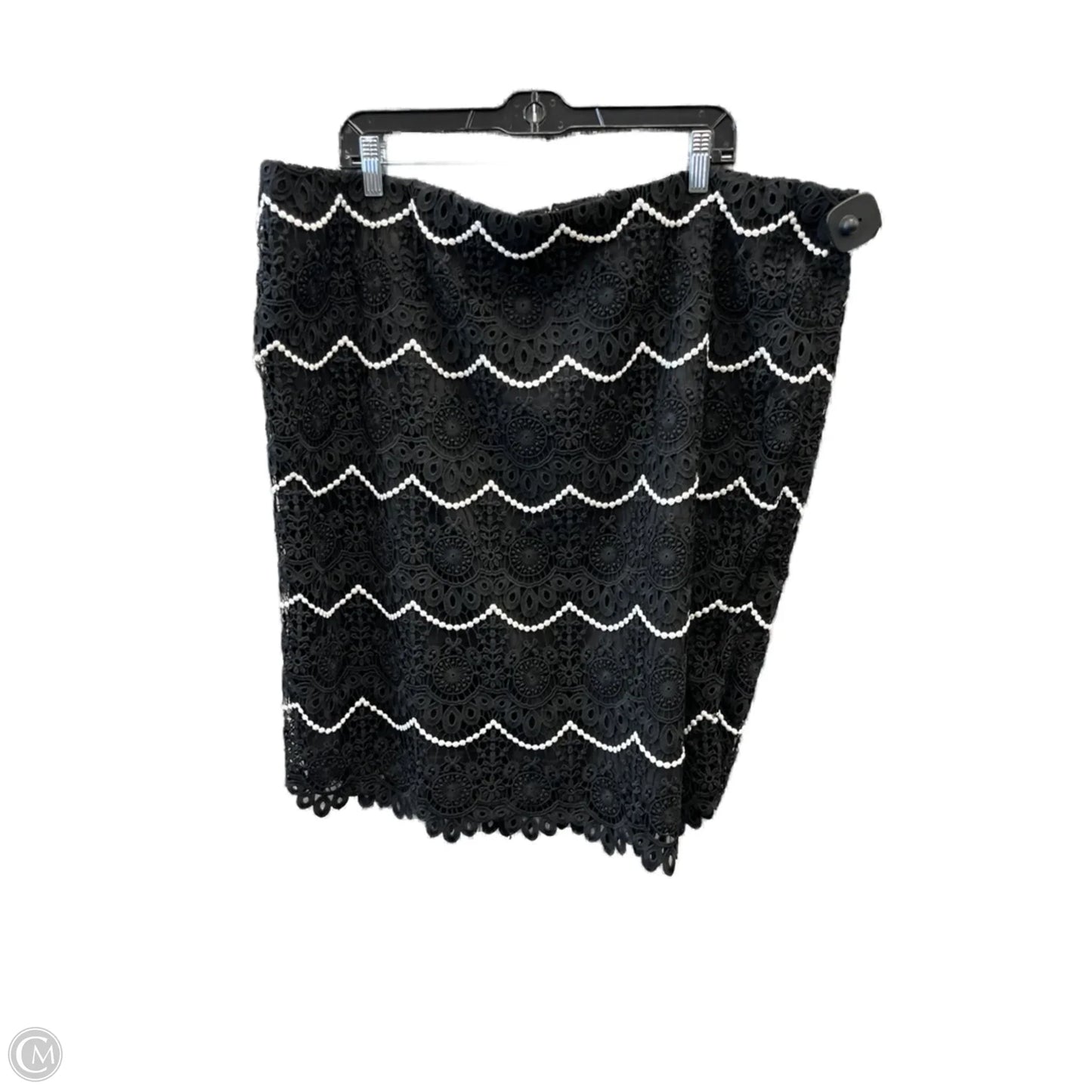 Skirt Midi By Talbots In Black, Size: 22