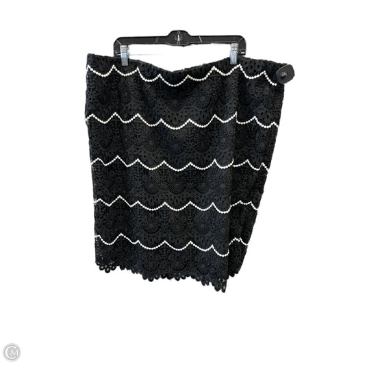 Skirt Midi By Talbots In Black, Size: 22